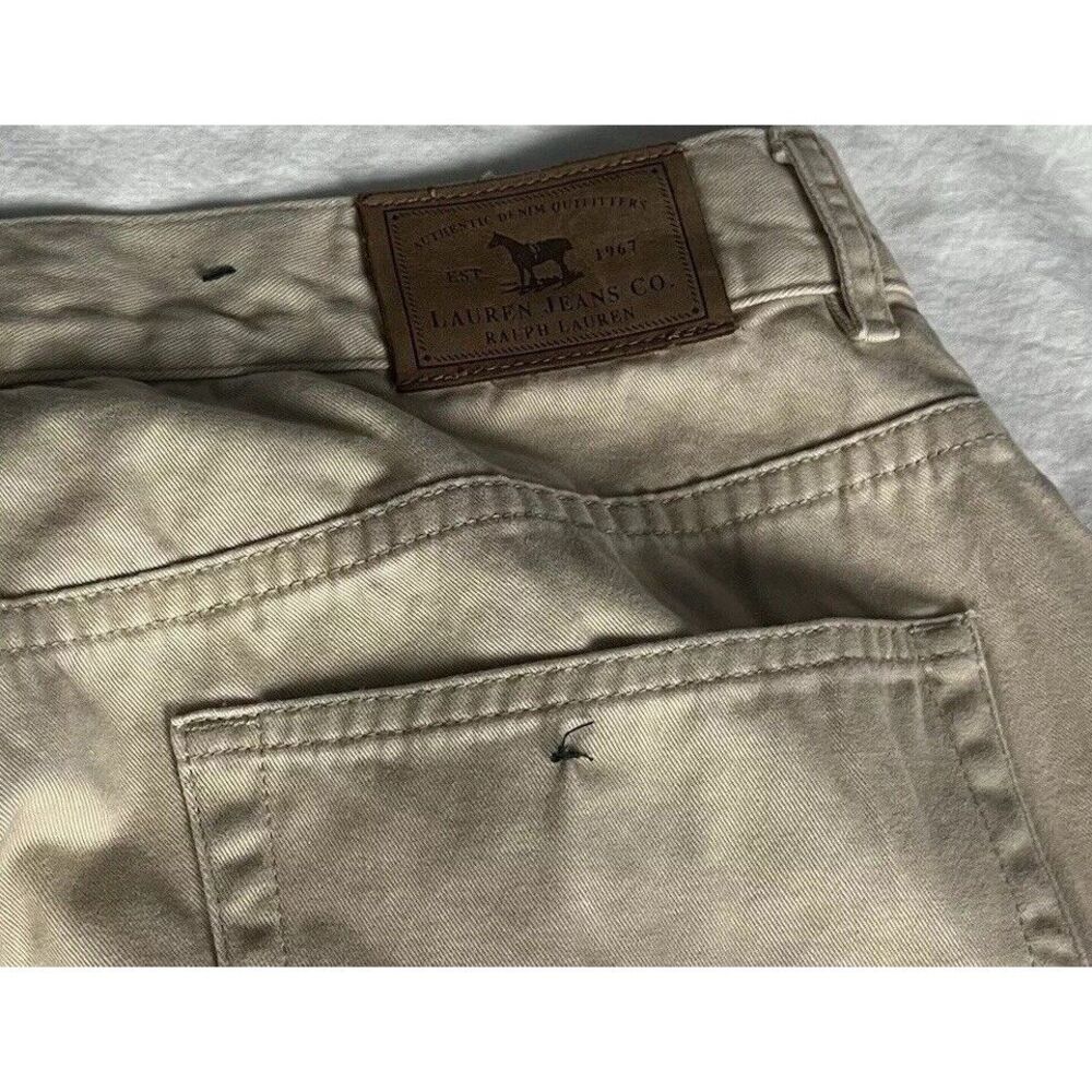 Lauren Jeans Co. Ralph Lauren Authentic Denim Outfitters Women's Pants Size 6 - Picture 10 of 11